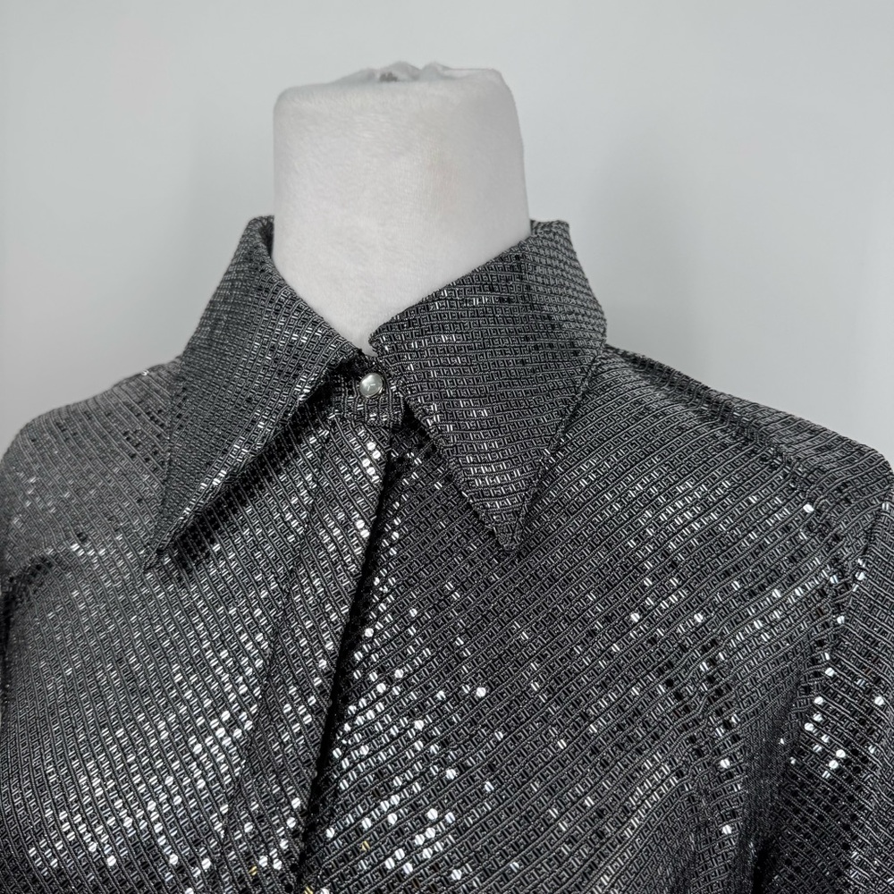 NWT C/MEO Collective After Dark Shirt in Black - Picture 6 of 13